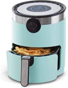 lot 141877 image: Dash AirCrisp Pro Digital Air Fryer - Adjustable Temperature Control - Auto Shut-Off Feature & Multiple Presets - Removable Crisper Basket - 3 Quarts - Aqua