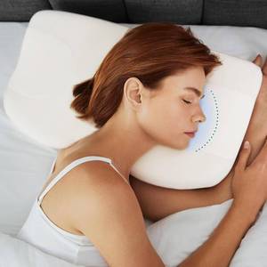 lot 141878 image: The Best Anti Wrinkle Side Sleeper Pillow, Anti Aging Beauty Pillow, Prevent and Stop Sleep Wrinkles, Additional Satin Case Included, 100 Night Sleep Trial, CertiPUR-US
