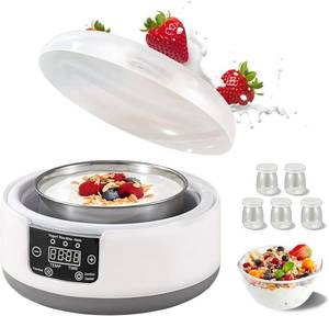 lot 241792 image: MEDAMOC Yogurt Maker with Temperature Control, Adjustable Time Homemade Probiotic Yogurt Maker Machine