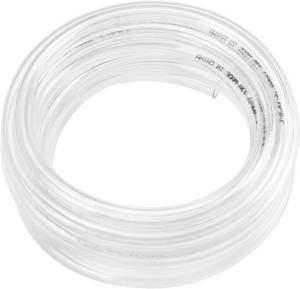 lot 241797 image: Eastrans Clear Vinyl Tubing Flexible PVC Tubing, Hybrid PVC Hose, Lightweight Plastic Tube, by 34 Inch ID, 5ft Length, UV Chemical Resistant