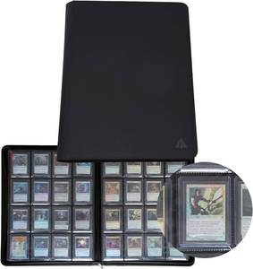 lot 241801 image: Rayvol 16-Pocket Top loader Binder, Holds 512 Top loaders 16 Pocket Top Loader Card Storage Case, 500  Ringless Double-Sided Pockets for Cards in 3 x 4 Top loaders