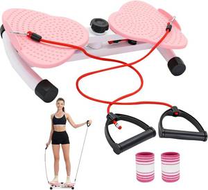 lot 241804 image: Waist Twister Machine, Adjustable Exercise Twist Board for Women Men, Noiseless Ab Twister for Home Gym Equipment, 330 lbs Capacity with Timer, Reps, Calories with Digital Display
