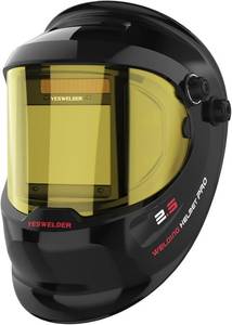 lot 241814 image: YESWELDER Auto Darkening Welding Helmet with SIDE VIEW, 180 Panoramic View, 1111 True Color Solar Powered Welder Hood, Wide Shade 35-99-13 Welder Mask for TIG MIG ARC CUT and GRIND, LYG-Q800D