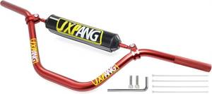 lot 241817 image: JXPANG High Rise Handlebar Upgraded, Motorcycle Dirt Bike Handlebar 1 18 28mm With Foam Pad, For Pit Bike Handlebar For Motocross ATV Quad Pit Dirt Bike (Red)
