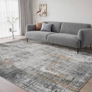 lot 341788 image: 6 x 9 Area Rugs for Living Room, Machine Washable Non Slip Rug Ultra Soft Low Pile Indoor Carpet Modern Abstract Rugs for Bedroom Office Room Dining Room Beside, Grey