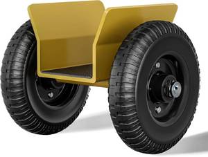 lot 341806 image: DAILYLIFE Panel Dolly - Door Dolly 700 Lbs Load Capacity, Heavy Duty Drywall Cart with 8 Wheels, Steel Mover for Wood, Plywood, Door, Fence, Sheetrock