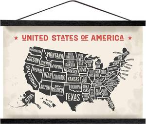 lot 441754 image: HONKKI Magnetic Poster Hanger Frame for 28x40 28x20 28x22 Movie Music Posters Wall Art,Black Wood Picture Frames for Canvas Diamond Map Decor, Living Room Calendar Banner Tapestry Photo Hanging Stand