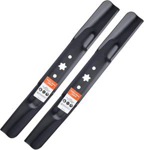 lot 441774 image: 942-04308 Mower Blades for Troy Bilt Bronco Pony Mustang 42 inch Lawn Mower Cub Cadet 42 Deck Riding Mower RZT42 Replace 942-04308A 942-04308-X 942-04312 742-04312 High Lift (2 Pack)