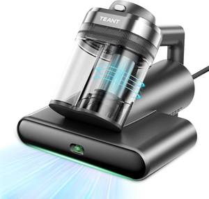 lot 471123 image: Powerful Mattress Bed Vacuum Cleaner, 2-Speed (14kPa18kPa) Mattress Vacuum with Green Light Dust Detection, 253.7nm UV-C Light, LED Display, HEPA Filter, 149 Heat, Aroma for Bed Couch Carpet
