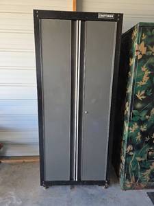 lot 13 image: Craftsman Steel Garage Storage Cabinet with Shelves