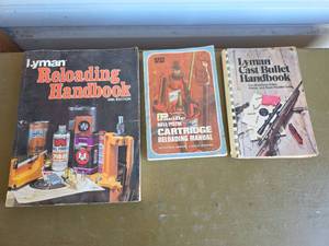lot 47 image: Lyman Reloading Handbooks and Pacific Cartridge Manual Collection