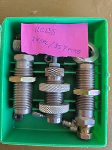 lot 59 image: RCBS 3-Die Reloading Die Set .357 Magnum