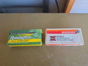 lot 69 image: Remington and Winchester 20 Centerfire 30-30 Rifle Cartridges