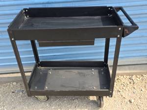 lot 95 image: Steel Service Cart with Wheels