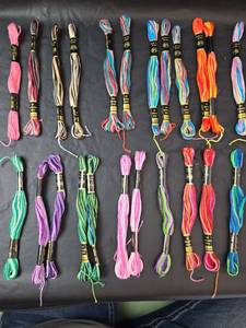 lot 298 image: 23ct Iris Embroidery Floss Collection - Variegated Colors