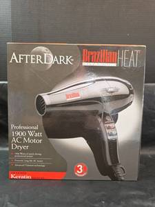 lot 313 image: AfterDark Brazilian Heat Professional Hair Dryer 1900W- New in Box