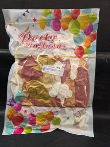 lot 316 image: 60 ct Party Balloons Multi-Color