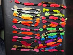 lot 333 image: Neon Embroidery Floss Collection