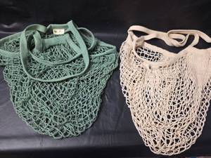 lot 338 image: Reusable Cotton String Market Bags