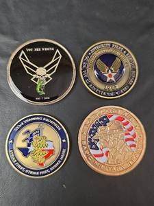 lot 349 image: US Air Force Challenge Coins Collection