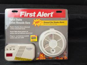 lot 360 image: First Alert Carbon Monoxide Alarm with Free Smoke Detector