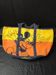 lot 397 image: Walt Disney World Mickey Mouse Canvas Tote Bag