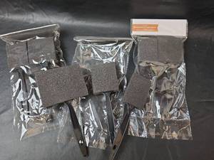 lot 405 image: 3 pkgs 3 Count Foam Paint Sponges Set