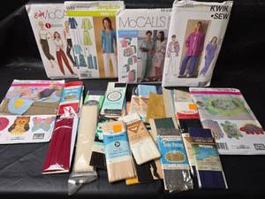 lot 421 image: Sewing Pattern and Sewing Supplies
