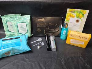 lot 430 image: Makeup Remover, Collagen Eye Mask, Travel Perfume Dispensers, Magnetic Eyelashes and More