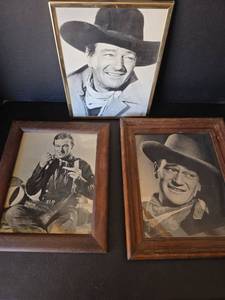 lot 435 image: John Wayne Western Movie Star Framed Photograph Collection