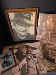 lot 437 image: John Wayne Western Movie Photographs and Artwork Collection