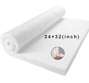 lot 470 image: 32 x24 x1 (Thick) Ceramic Fiber Blanket Fireproof Insulation Baffle