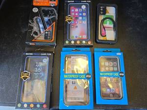 lot 478 image: GREAT RESELLERS LOT- New Waterproof Phone Cases IP68 Rated