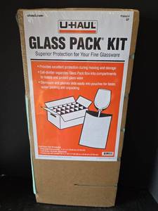 lot 498 image: U-Haul Glass Pack Kit for Moving and Storage