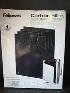 lot 500 image: Fellowes Carbon Filters for AeraMax Air Purifiers - 4 Pack