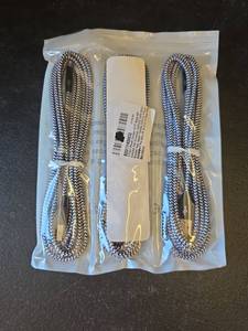 lot 537 image: 3pk 10ft Lightening Cable for iPhone