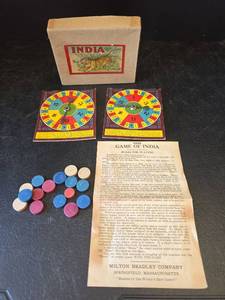lot 573 image: Milton Bradley Game of India Home Edition Board Game