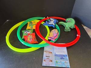 lot 586 image: Pool Dive Rings Swimming Underwater Game with Character Weights