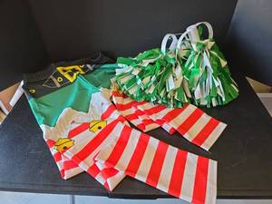 lot 594 image: Elf Tights Size SM with Pom Pom Accessories