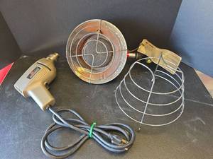 lot 614 image: Portable Propane Heater with Thor Heavy Duty Drill