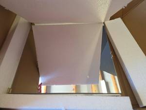 lot 658 image: Beauty4U Self-Adhesive Wall Mirrors Set of 3