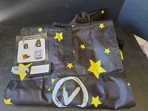 lot 674 image: VolkGo Stroller Travel Bag with Yellow Stars Pattern New