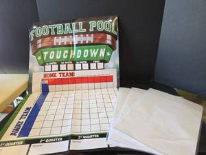 lot 703 image: 4 - Football Pool Touchdown Score Board Posters