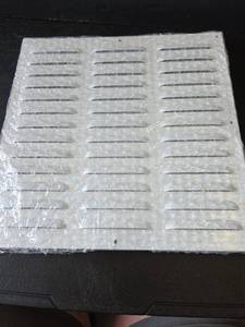 lot 741 image: 4 Metal Ventilation Grates with Mounting Screws
