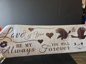 lot 743 image: Love You Always and Forever Wall Decal Stickers