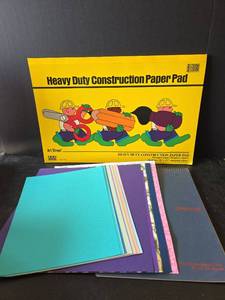 lot 747 image: Heavy Duty Construction Paper Pad and More