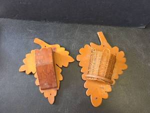lot 766 image: Wooden Match Holders