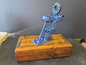 lot 795 image: Metal Spring Sculpture
