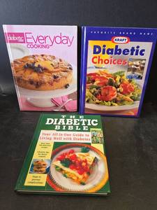 lot 801 image: Diabetic Cookbooks