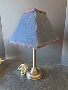 lot 817 image: Denim Table Lamp